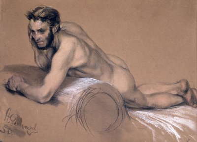 Allegorie van de rivier de Oder door Adolph Menzel